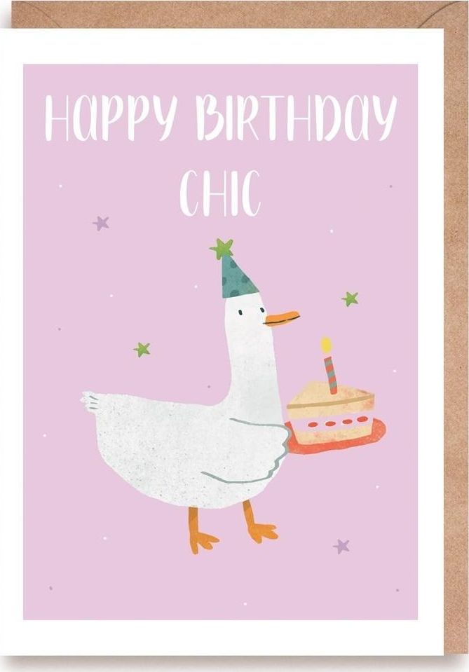 Cardie Kartka urodzinowa Happy Birthday Chic K151