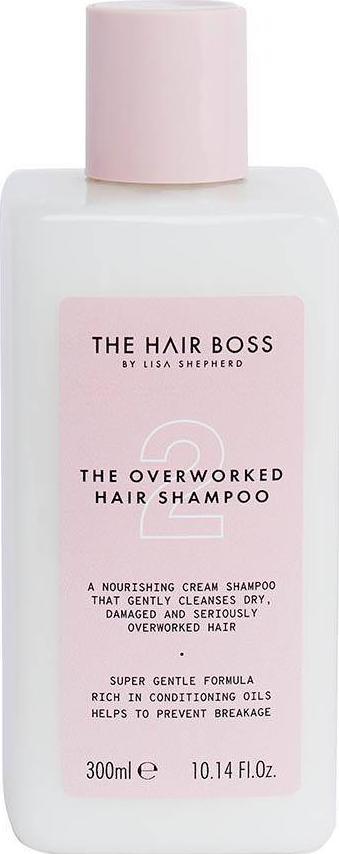 The Hair Boss THE HAIR BOSS_By Lisa Shepherd The Overworked Hair Shampoo głęboko odżywczy szampon do włosów suchych i zniszczonych 300ml