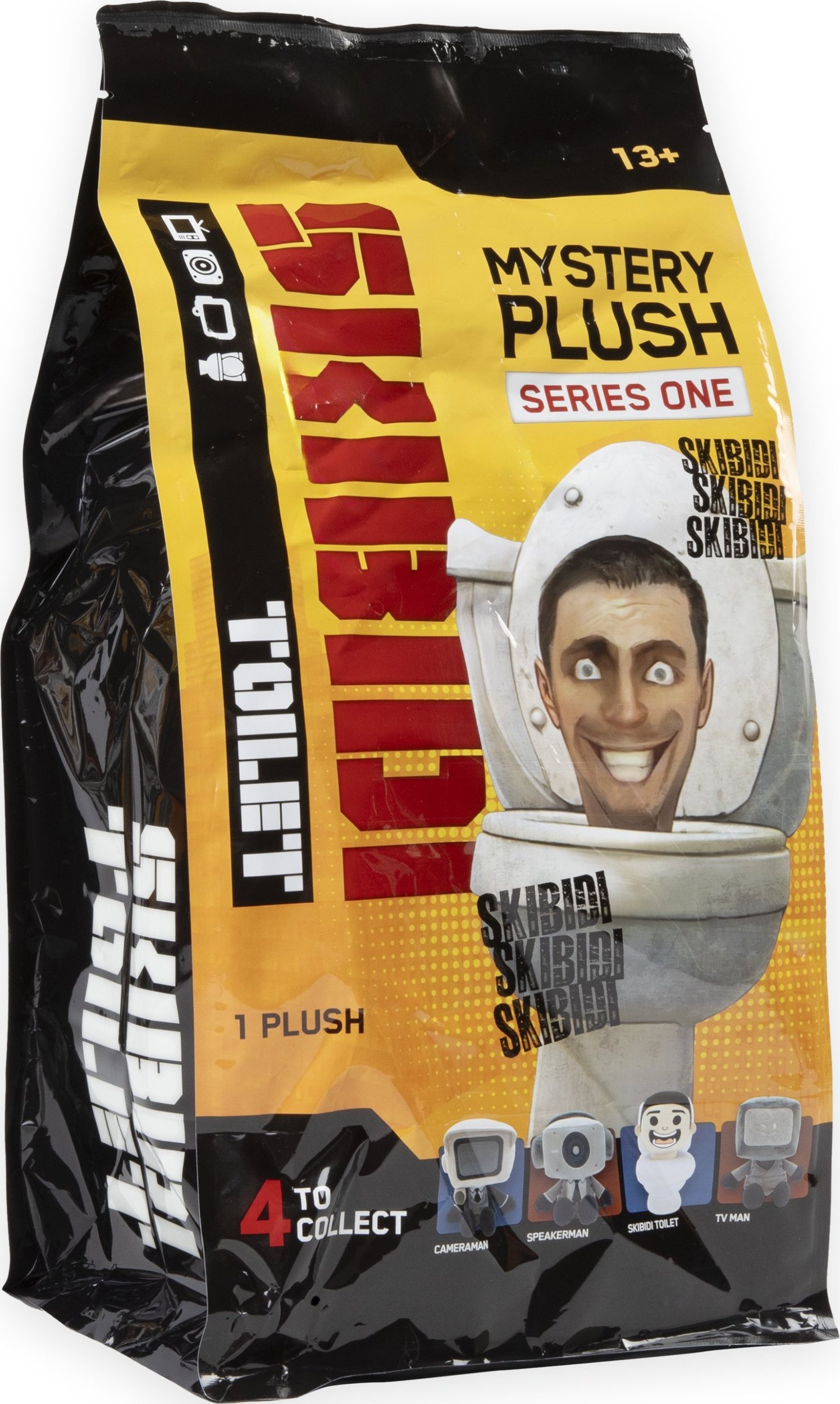 SKIBIDI TOILET Mystery Plush, 28 cm