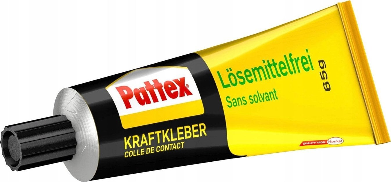 Pattex Pattex Kraftkleber Lösemittelfrei, transparent, Tube, 65g