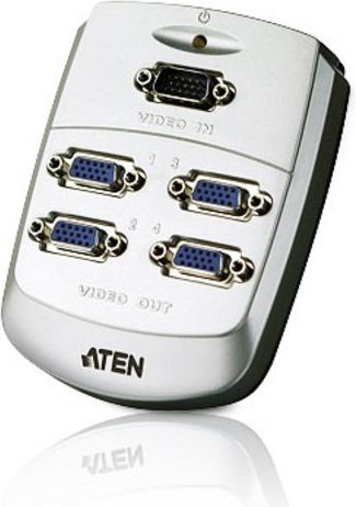 Aten Rozdzielacz Splitter VGA 4 portowy (4710423776340)