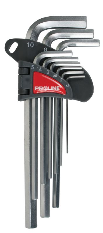 Pro-Line Zestaw kluczy imbusowych hex typ L 1,5-10mm 9szt. (48319)