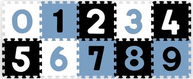 BabyOno BABY ONO-274/03-PUZZLE PIANKOWE 10SZT CY FRY