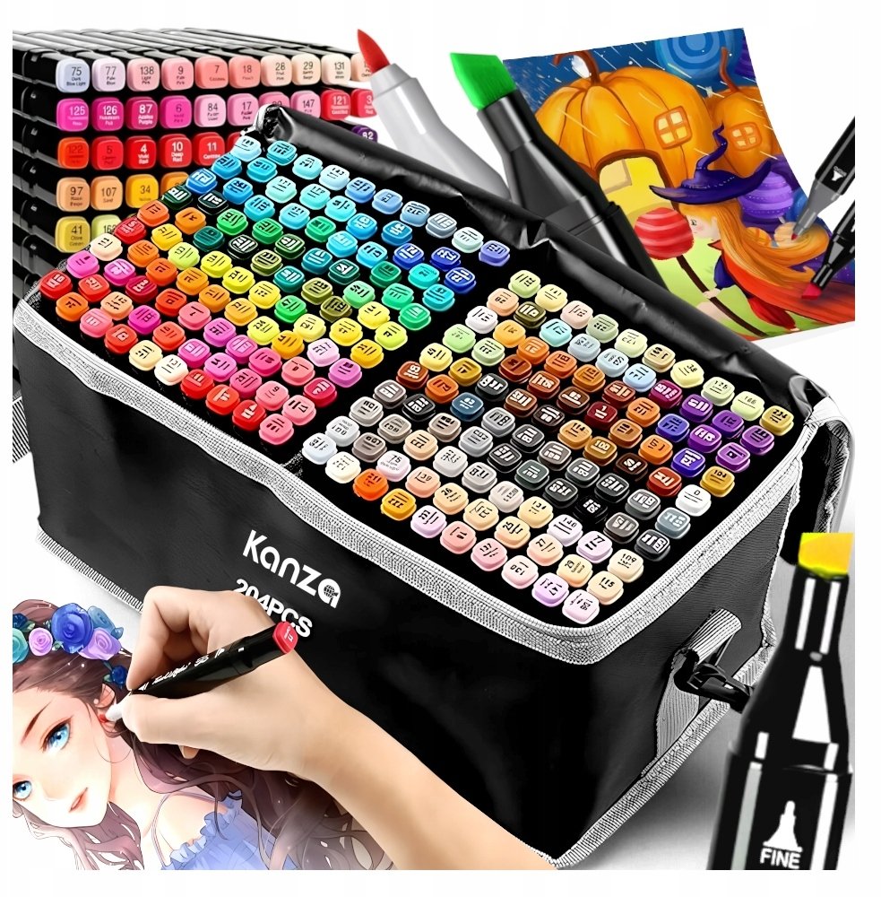 Hitbaits Flamastry pisaki alkoholowe 204 KANZA