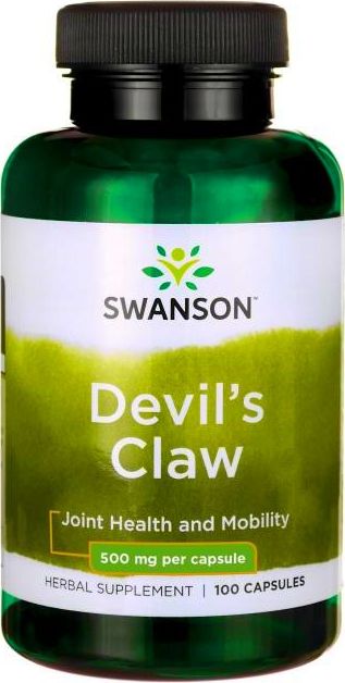 Swanson Swanson - Devil's Claw (Czarci Pazur), 500 mg, 100 kapsułek