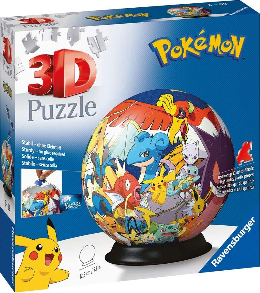 Ravensburger Ravensburger 3D Puzzle Ball Pokémon 72 - 11785
