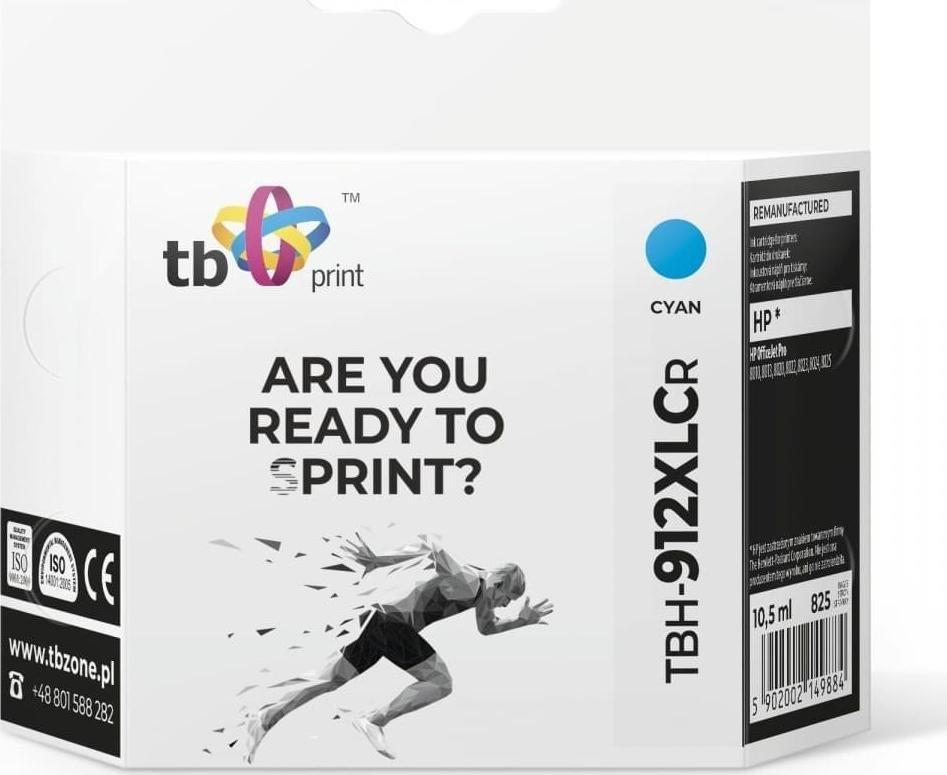 Tusz TB Print Tusz do HP OfficeJet Pro 8025 TBH-912XLCR CY ref.