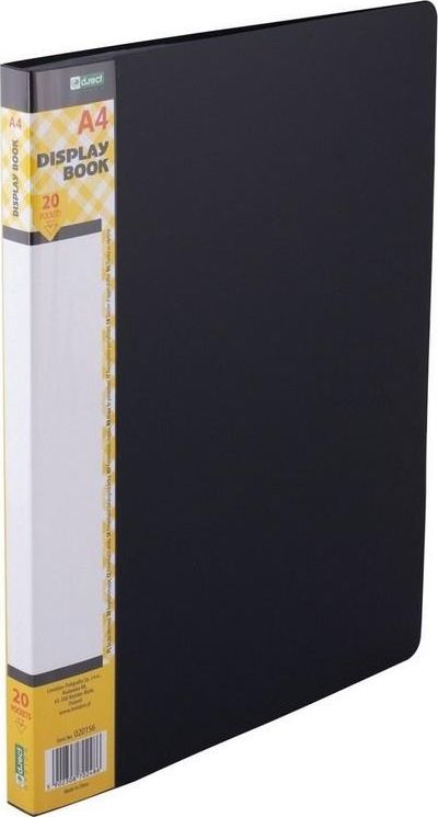 D.Rect Teczka ofertowa 20 koszulek czarna D.RECT