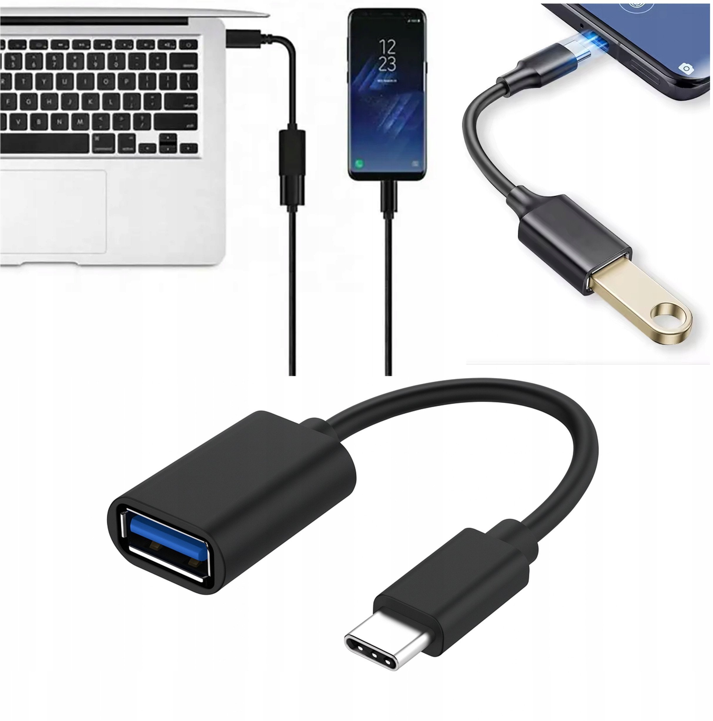 AK220A Adapter usb typ-c - usb 3.0 otg
