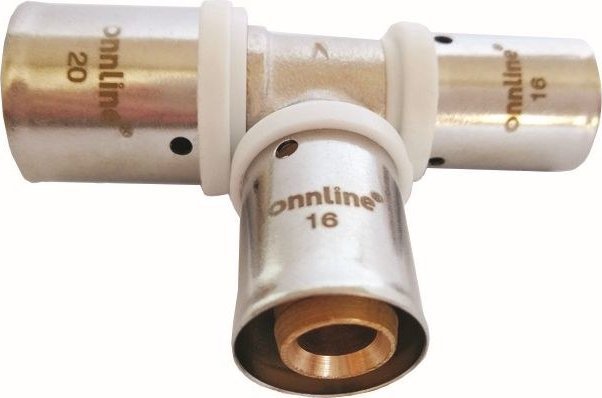 Onnline Trójnik redukcyjny zaprasowywany 20X16X20 MM profil U