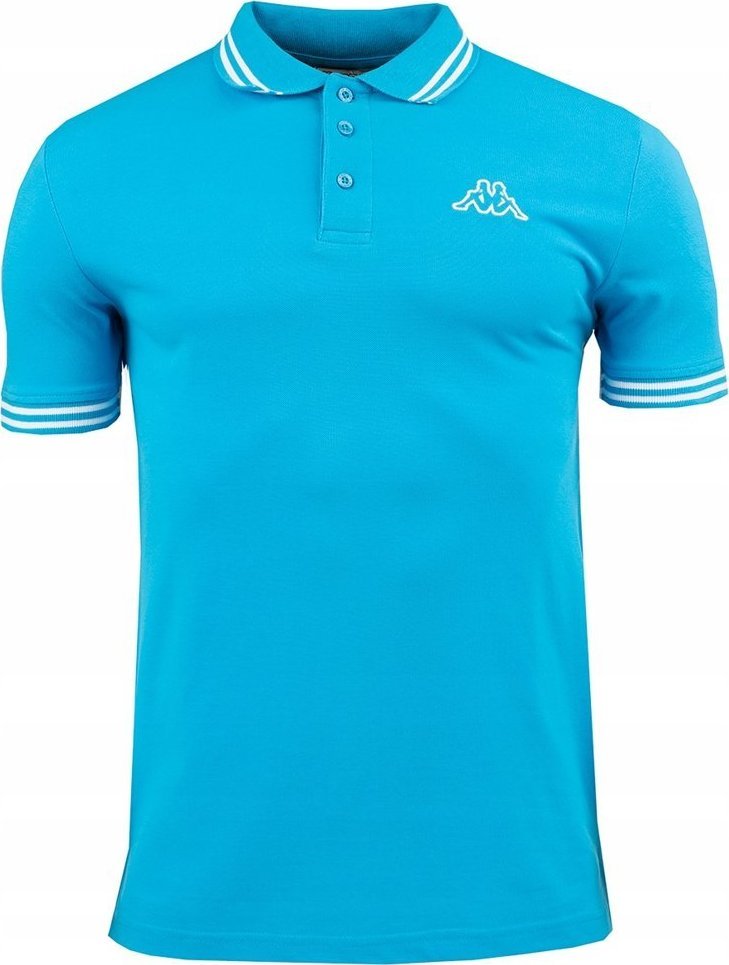 Kappa Koszulka męska polo Kappa niebieska 709361 17-4435 S