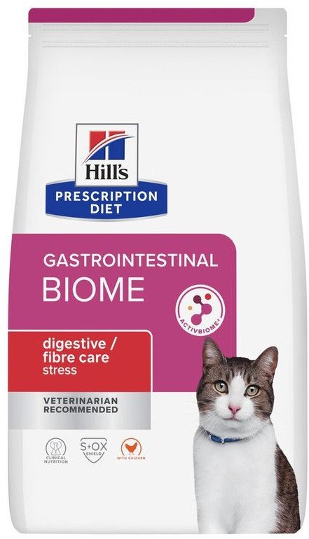 HILL'S PD Prescription Diet Feline Gastrointestinal Biome Stress z kurczakiem 1,5kg