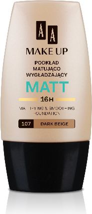 AA Make Up Matt Podkład matująco-wygładzający 107 Dark Beige 30ml
