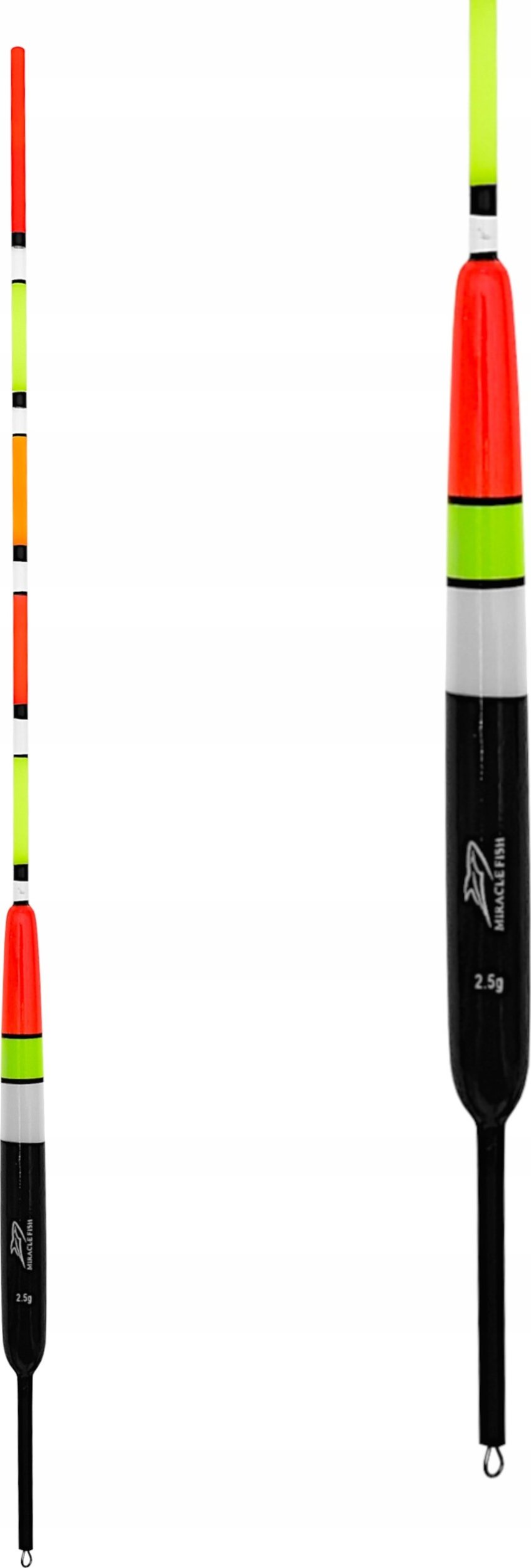 Miracle Fish Spławik Przelotowy Miracle Fish wyporność 2,5 g wysokość 30 cm