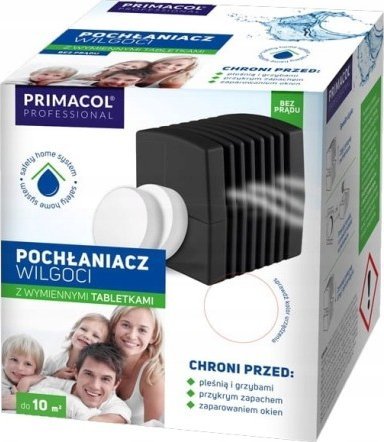 Primacol Pochłaniacz wilgoci z wymienną tabletką grafitowy