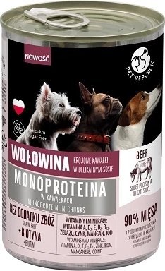 Pet Republic Pet Republic Monoproteinowa Karma Dla Psa Wół 400g