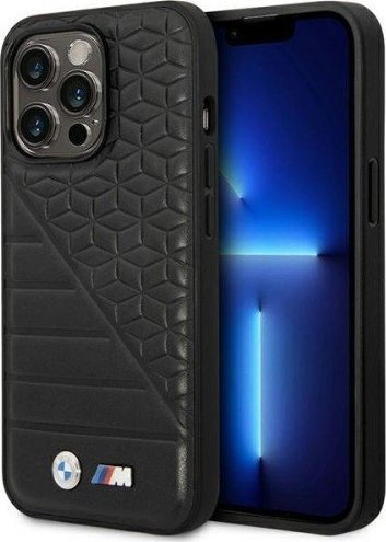 BMW Etui BMW BMHCP14L22PMGK Apple iPhone 14 Pro czarny/black Bi Pattern