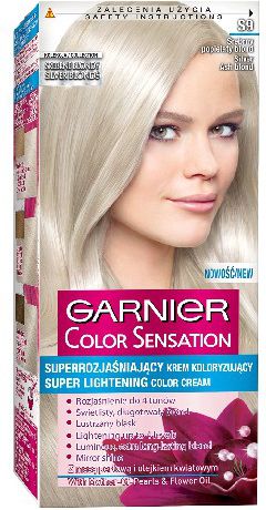 Garnier Color Sensation Krem koloryzujący S 9 Srebrny Popielaty Blond