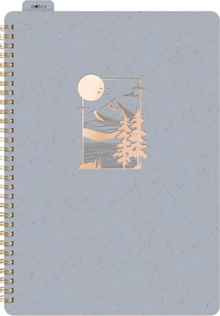 MFP paper kołozeszyt z gumką A4 w linie 80k/80g szary 7501614