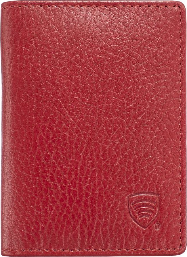 KORUMA Mały skórzany portfel (czerwony) KUK-77TPR Uniwersalny