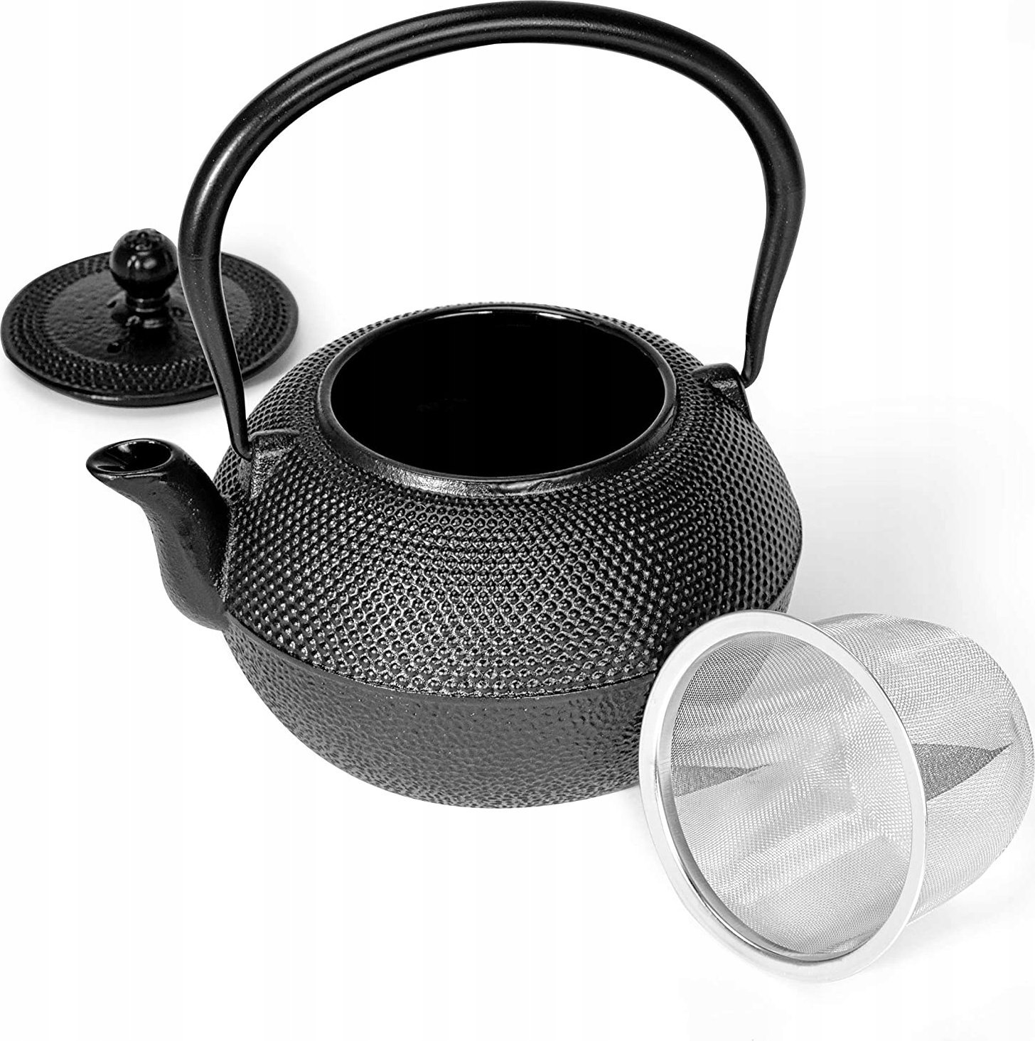 KingHoff ZAPARZACZ ŻELIWNY DZBANEK 1L Z FILTREM i FILIŻANKAMI KINGHOFF KH-1846