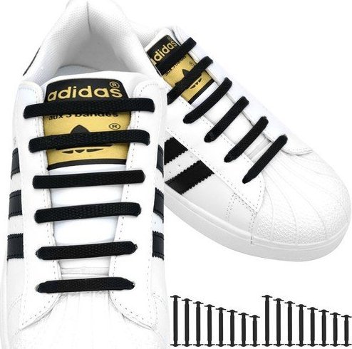 Malatec Sznurówki silikonowe- zestaw 16 szt. 19933