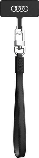 Audi Audi uniwersalna smycz do telefonu 28cm 10mm Leather czarny/black AU-HSLSL-GT/D1-BK