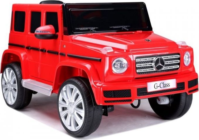 Lean Cars Samochód na akumulator Mercedes G500 czerwony