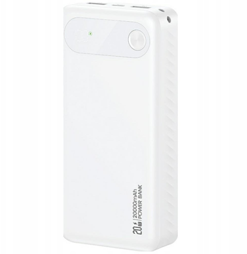 Powerbank Usams Powerbank PB80 PD20W 20000mAh biały