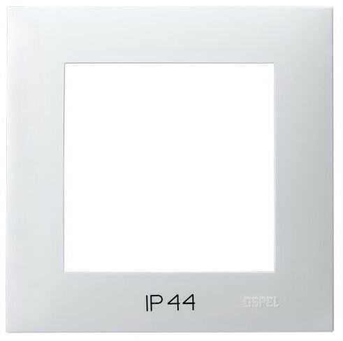 SZAFIR Ramka pojedyncza do łączników IP-44 biały RH-1Z/00