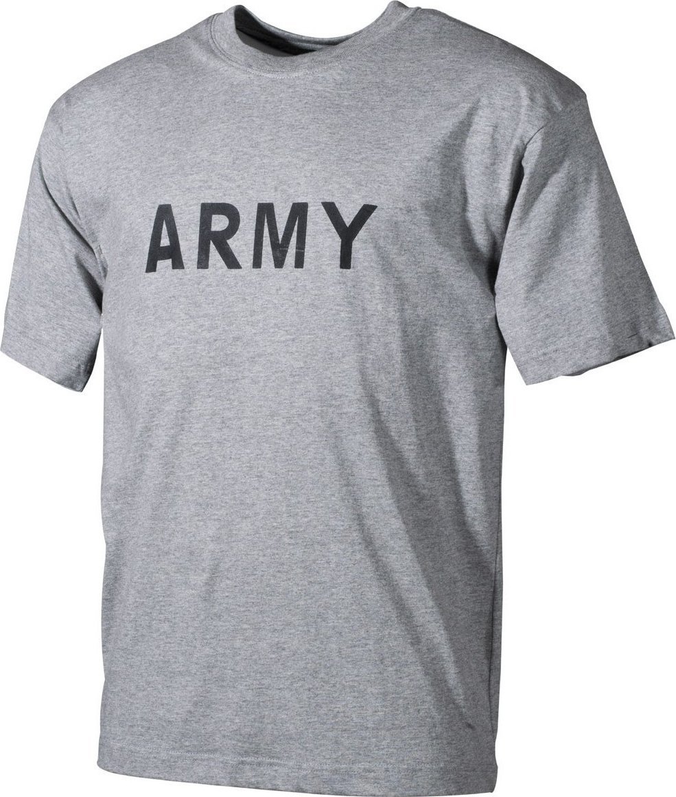 MFH Koszulka US "Army" szara 170 g 3XL