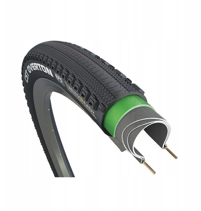 Opona CST 700x40C CRD-01 OVERTON /TR-CS652/ COBWEB + TLR + SKIN WAL 60 TPI black.brown zwijana Uniwersalny