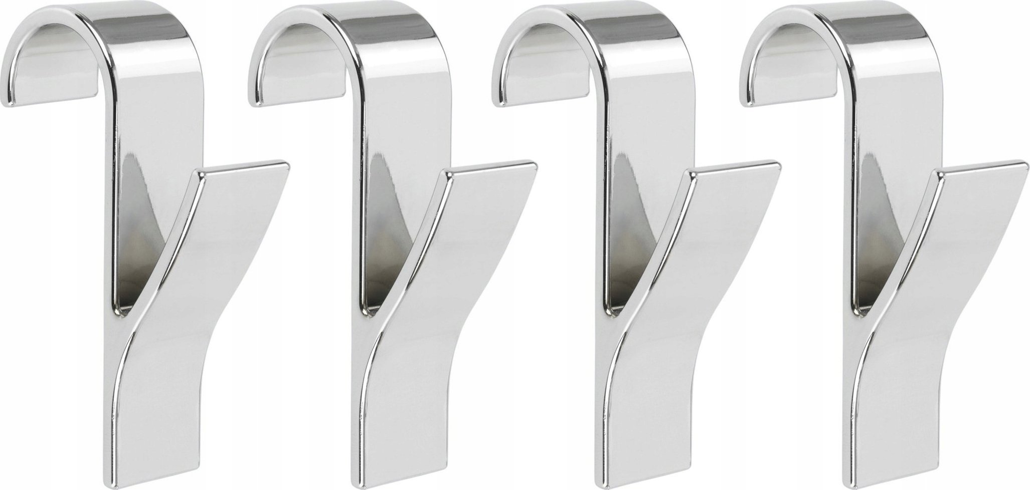 Wenko Haczyk - wieszak na grzejnik żeberkowy, chrom, 4 sztuki w komplecie, WENKO