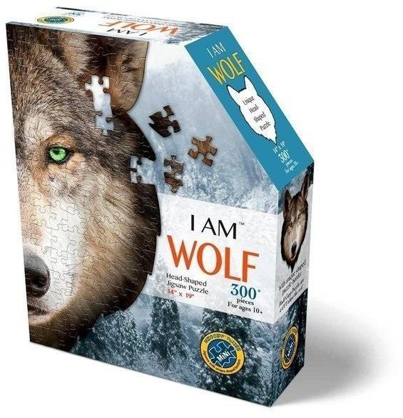 Puzzle konturowe 300 I am - Wilk