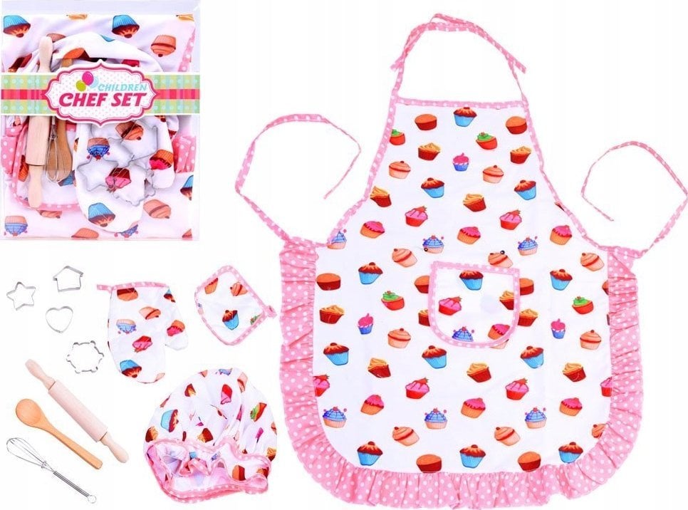 Jokomisiada Zestaw FARTUSZEK + foremki dla kucharza ZA2816