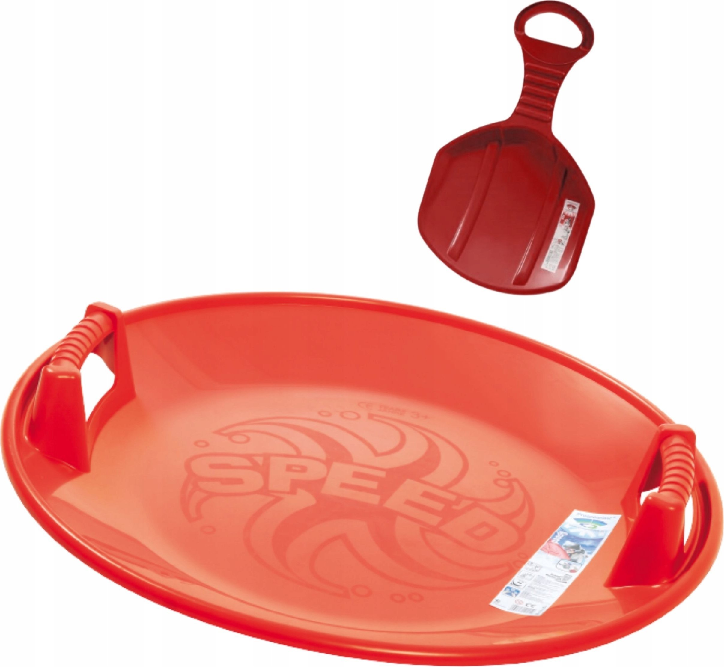 Sanki talerz zjazdowy SPEED + ślizg KID Jabłuszko