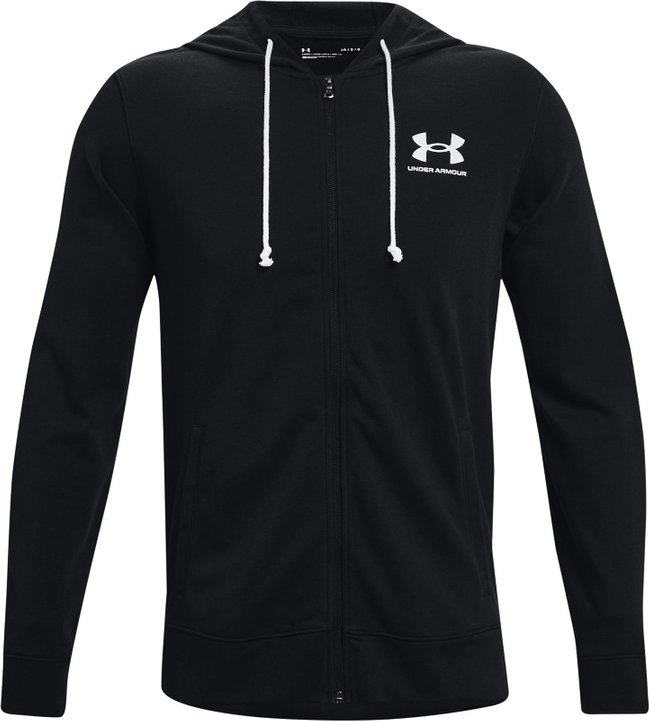 Under Armour Bluza UNDER ARMOUR Męska Na zamek z kapturem UA Rival Terry Czarna XL
