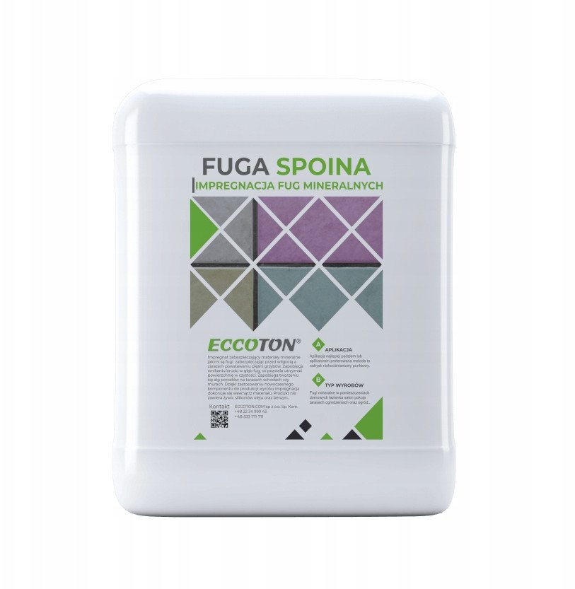 Profesjonalny Impregnat do Fugi Mineralnych - Taras, Elewacja, Schody 1L