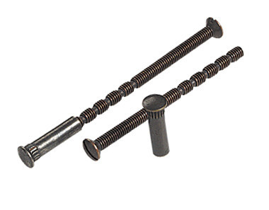 Zestaw śrub montażowych białych 1 komplet