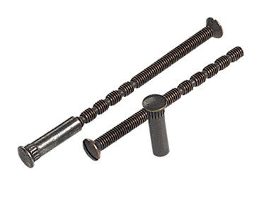 Zestaw śrub montażowych białych 1 komplet