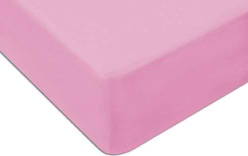 Darymex Prześcieradło jersey z gumką jasny róż/80x160