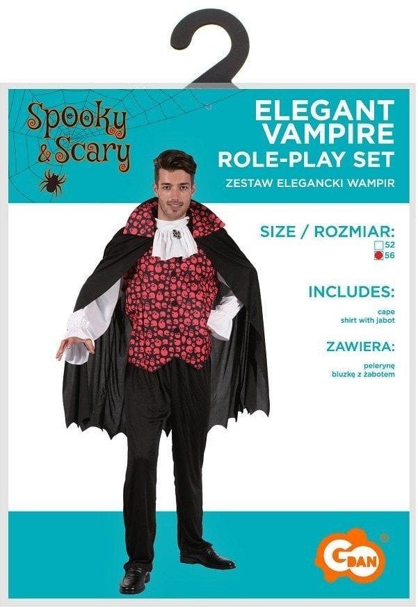 Strój dla dorosłych Elegancki Wampir rozm. 56