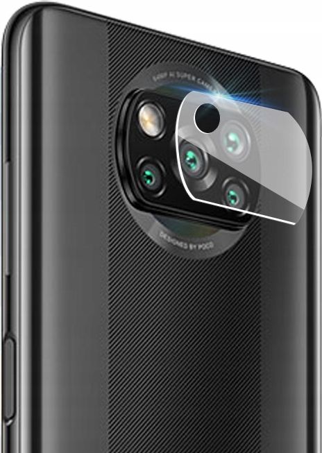 etumi Szkło Na Aparat Obiektyw Do Xiaomi Poco X3 Nfc Pro Szkło Hartowane Glass Ochrona Na Obiektyw Tył 9H Zestaw Glas0303