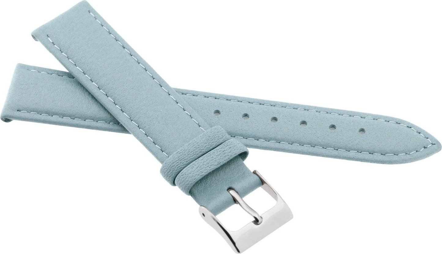 JVD Skórzany pasek do zegarka 18 mm JVD R41428-18 szary