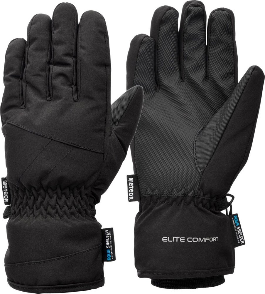 Meteor Rękawiczki zimowe Nevis czarne 17733-17734-17735-17736 XL