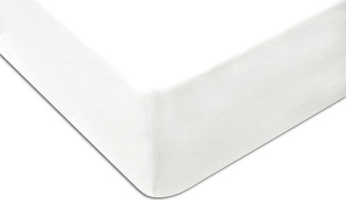 Darymex Prześcieradło jersey z gumką Biały/80x160