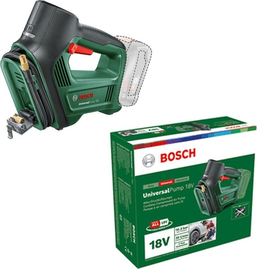 Bosch Bezprzewodowa pompka Universal pump 18V, bez akumulatora