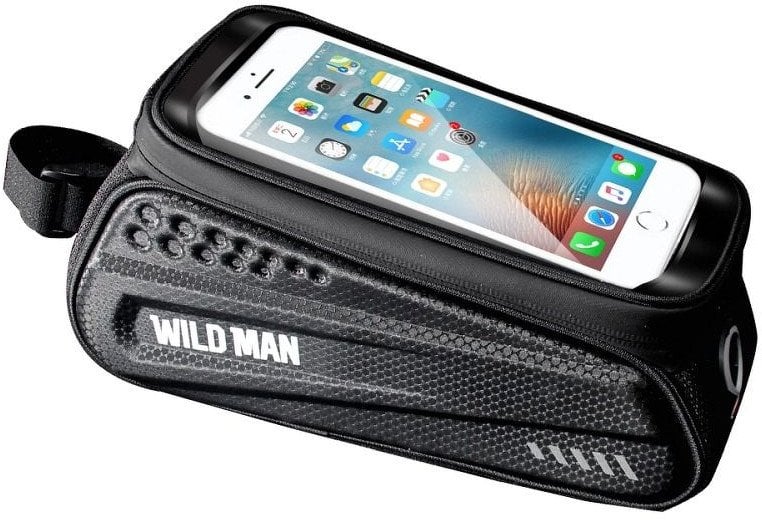 WILDMAN sakwa rowerowa na ramę na zamek ES3 1L ( 4" - 7" ) czarna