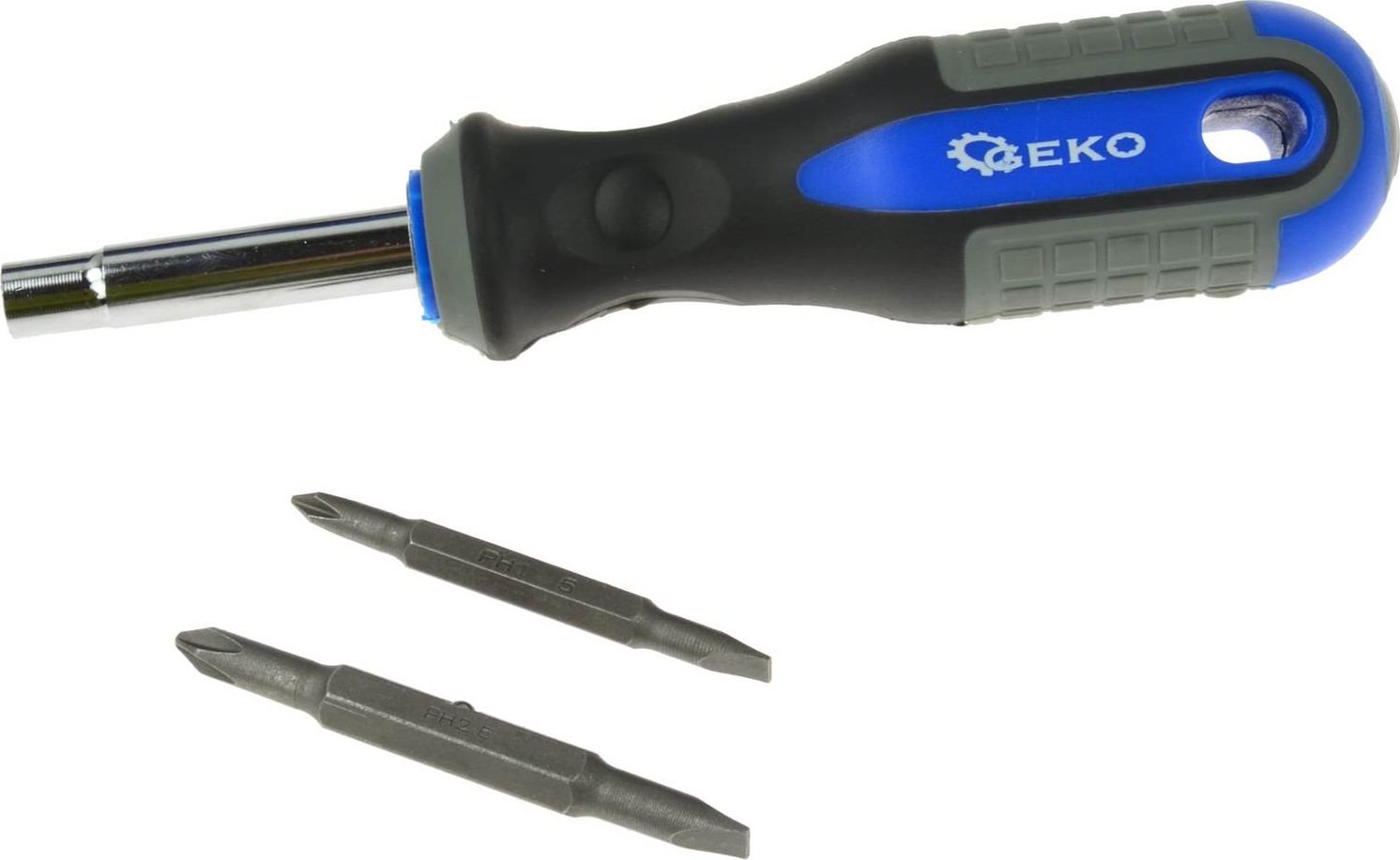 Geko Wkrętak z wymiennymi końcówkami GEKO (10/100)