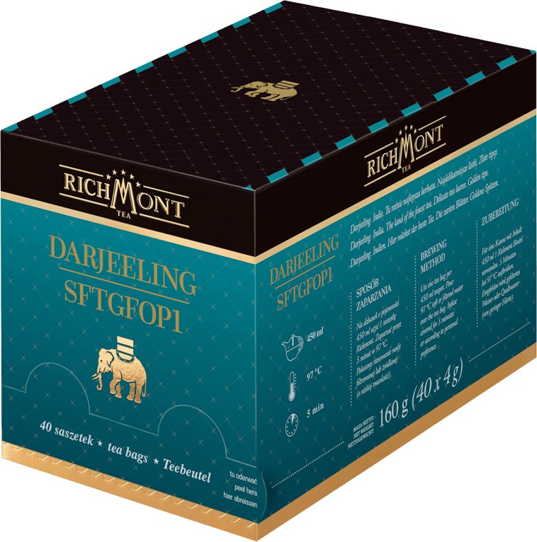 Richmont Herbata czarna Darjeeling SFTGFOP1 40 saszetek